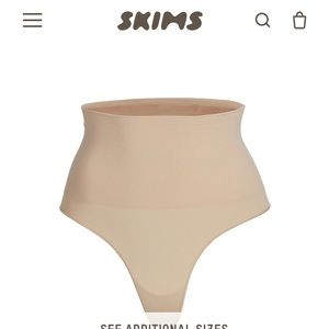 Skims core control thong